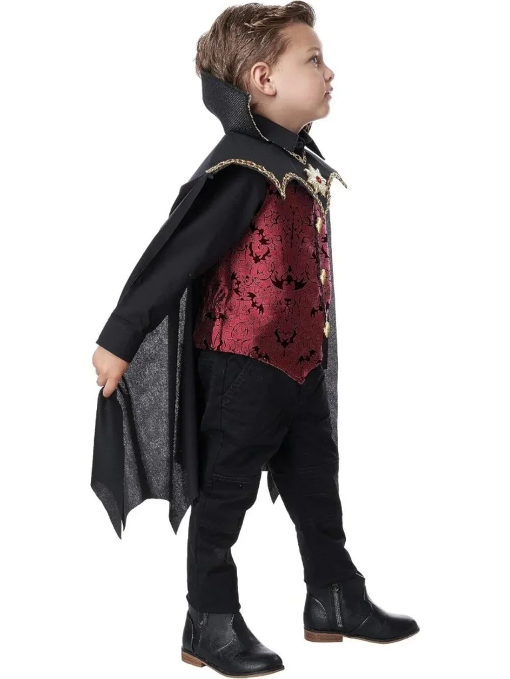 Adorable Toddler Vampire Costume - Spooky Halloween Outfit for Kids